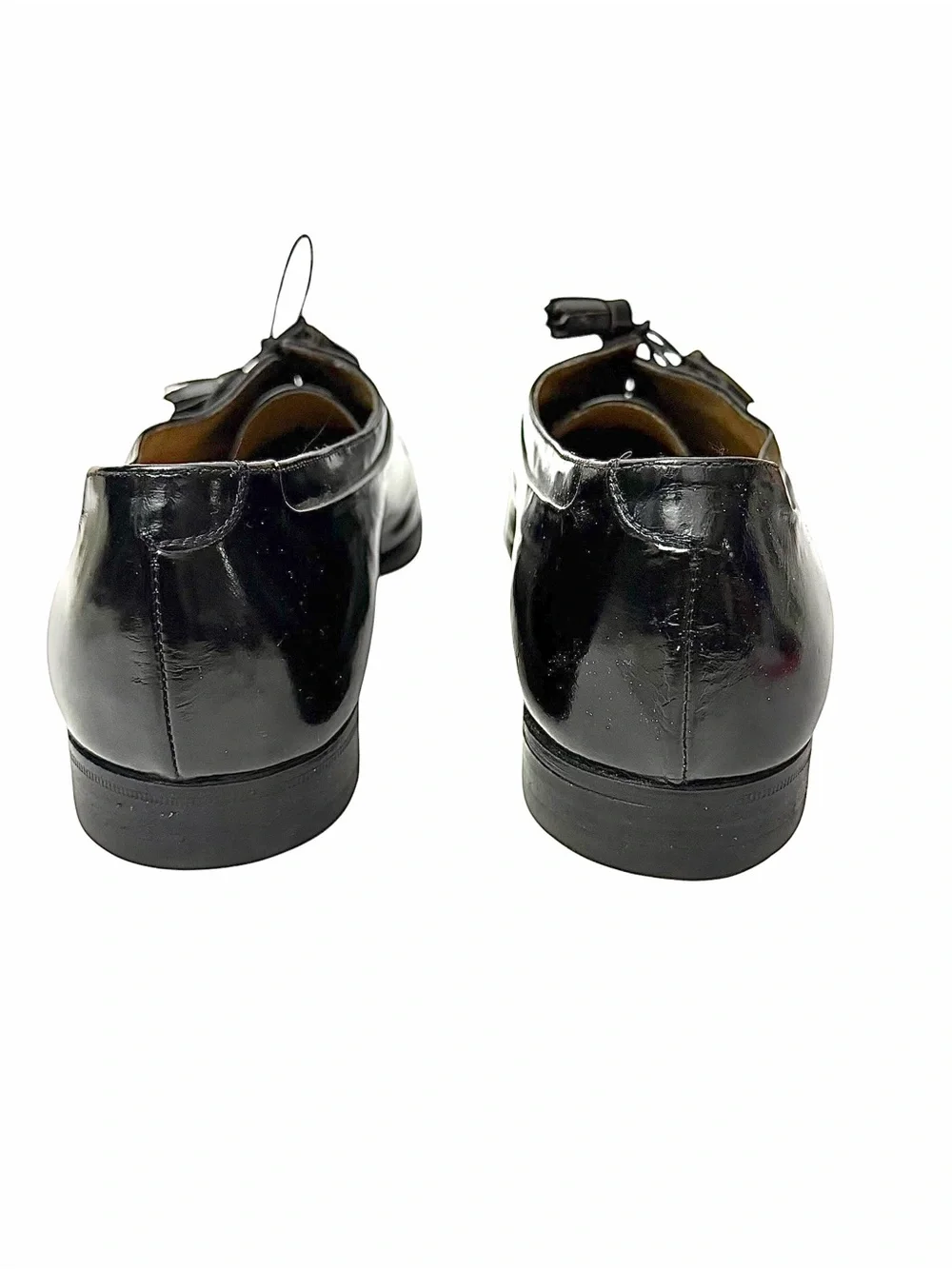 Bally MILO Black Leather Medallion Oxford Dress Shoes Made in Italy Men’s 8 D